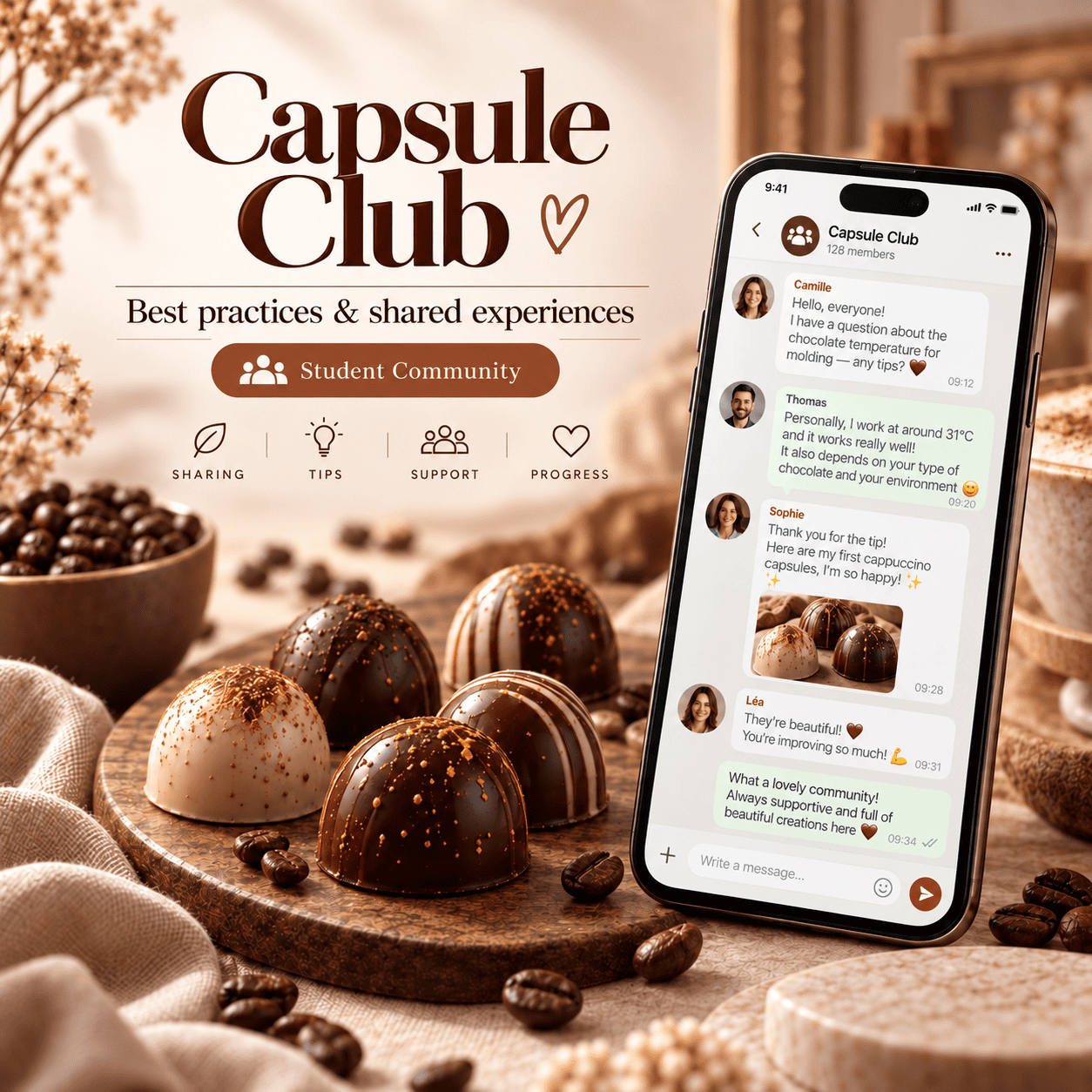 The Capsule Club: a community of students on Telegram